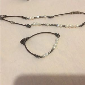 Silpada 16” necklace and matching bracelet